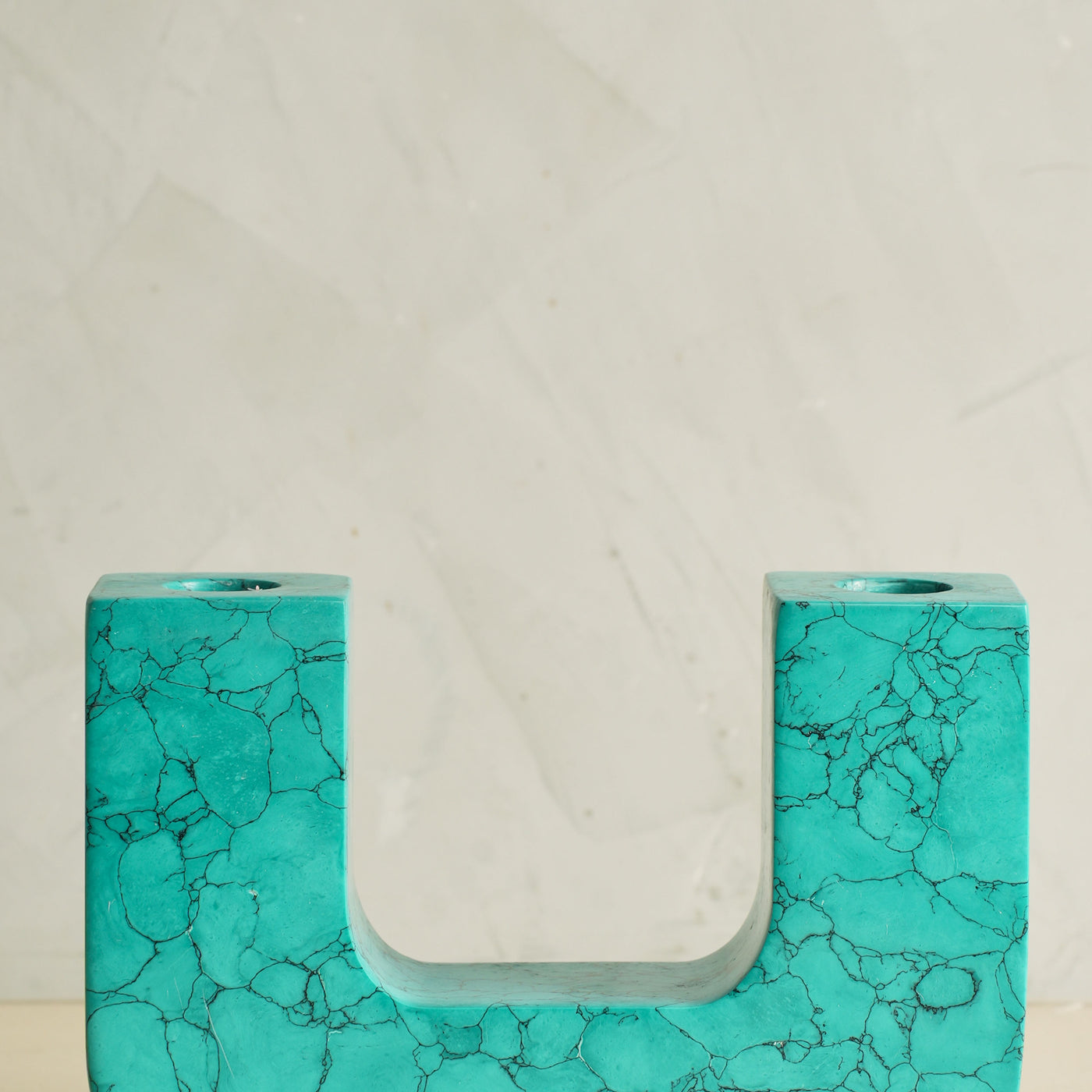 Turquoise Horizontal Candle Stand