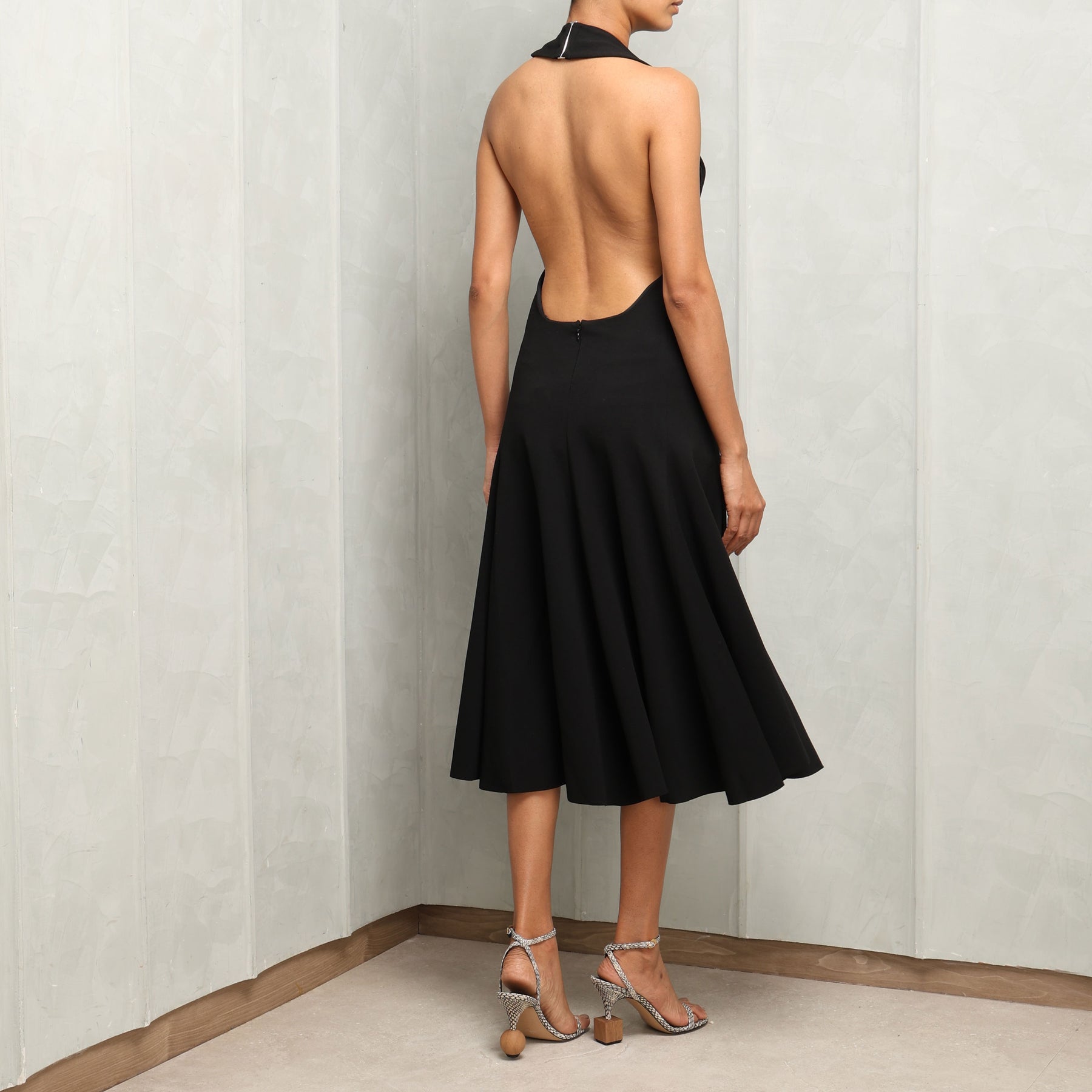 jacquemus halter dress Jacquemus Cortese Fringe Halter Gown by Jacquemus