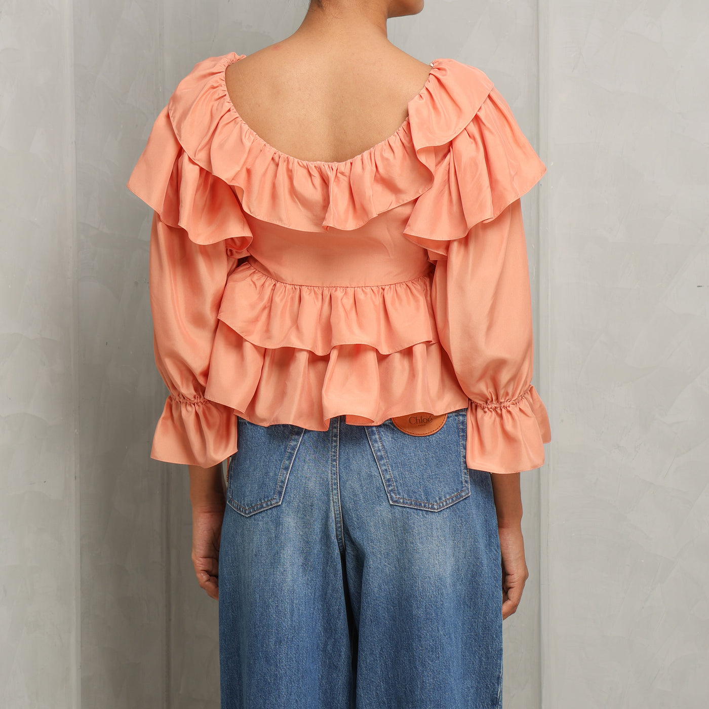 Cropped Ruffle Top