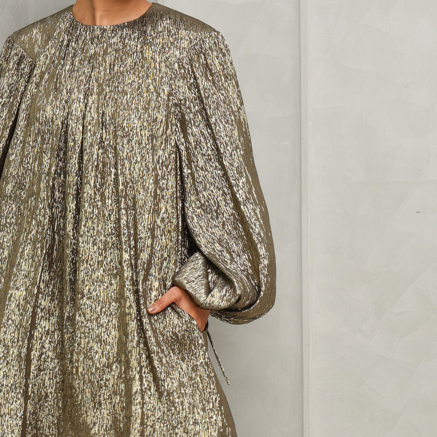 Gathered Mini Dress