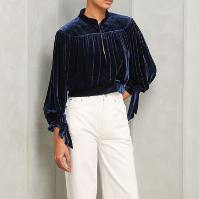 Gathered Cropped Top