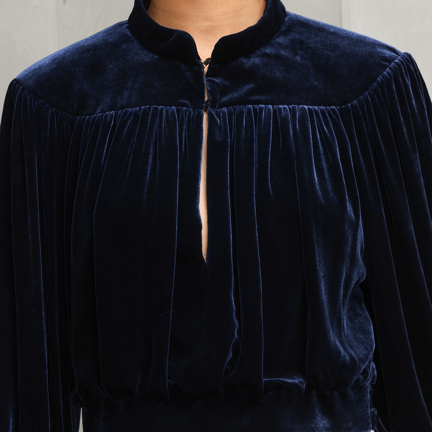 Gathered Cropped Top
