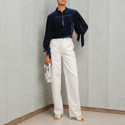 Gathered Cropped Top