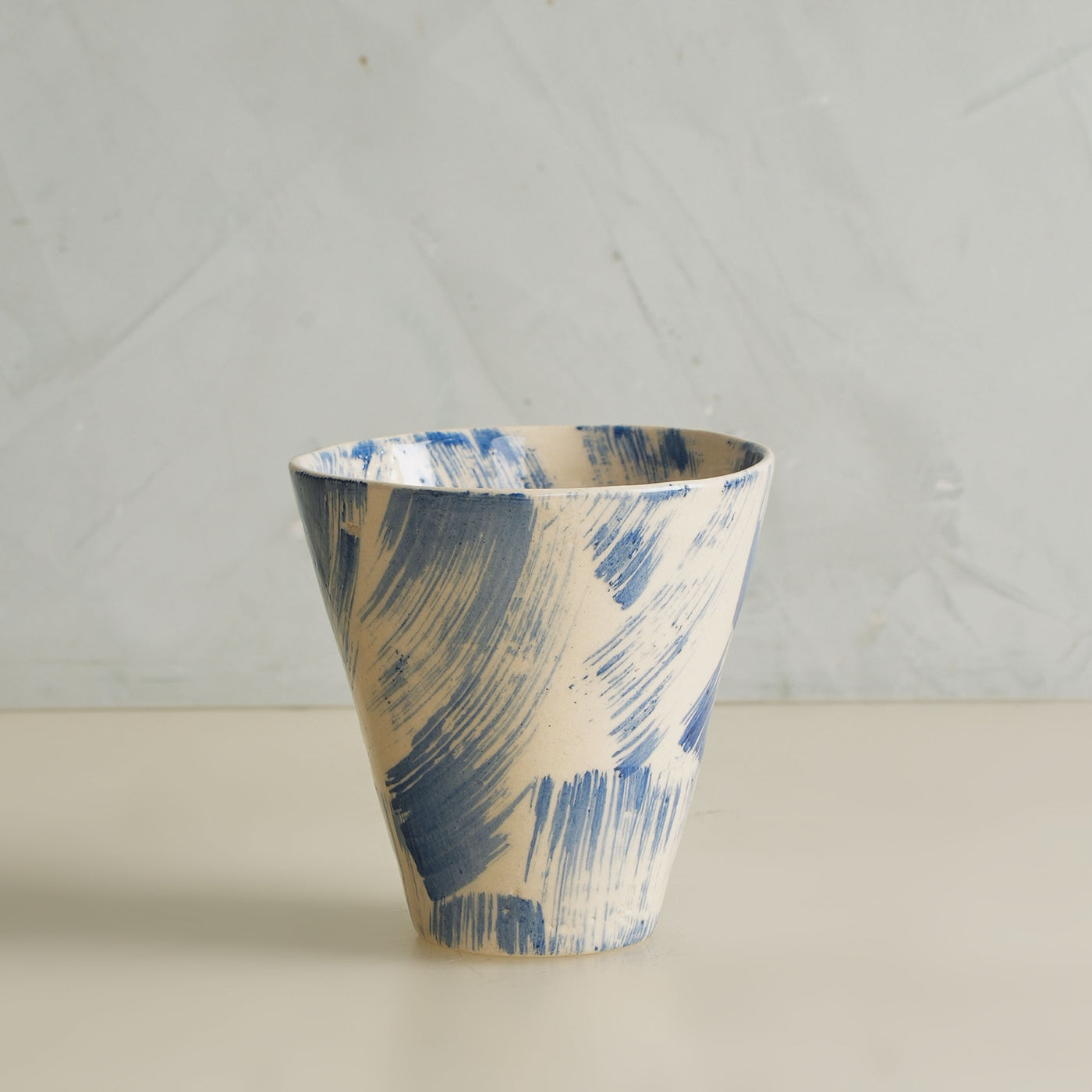 Blue Brush Stroke Tumbler