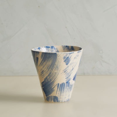 Blue Brush Stroke Tumbler