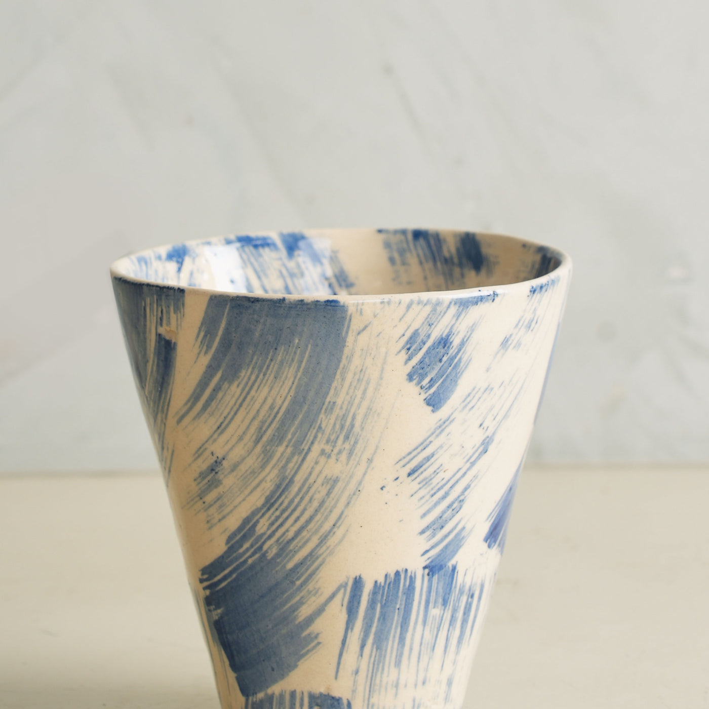 Blue Brush Stroke Tumbler