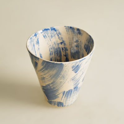 Blue Brush Stroke Tumbler