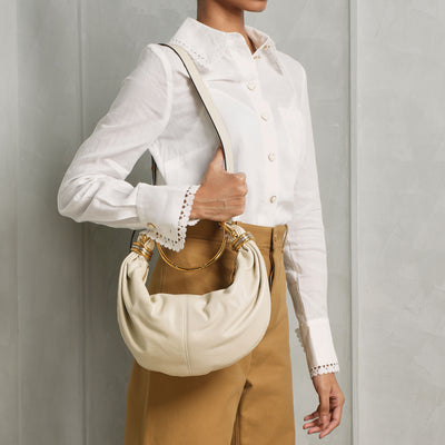 Chloé Beige Bracelet Hobo Bag