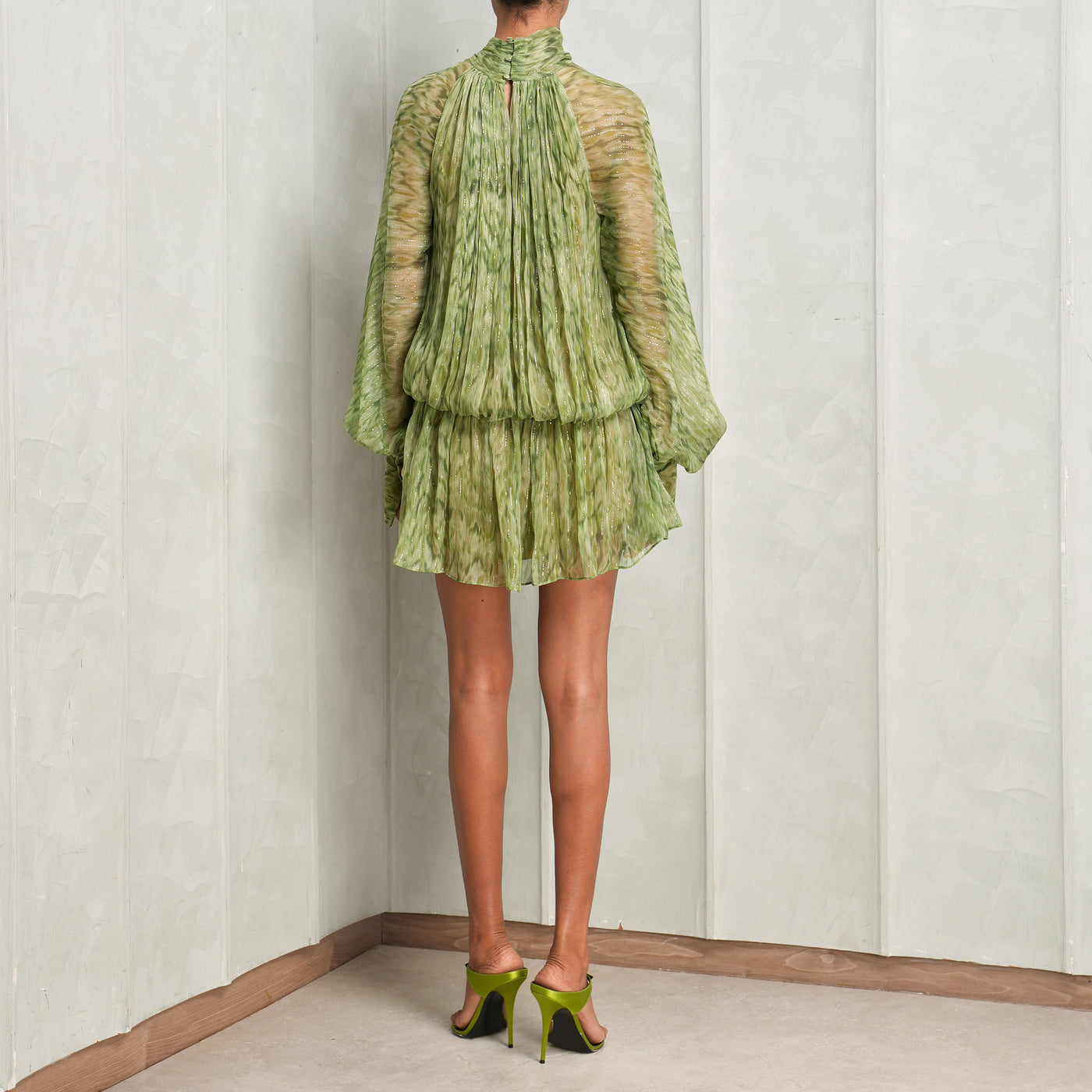 alexis green feather dress Hailey Dress | Alexis