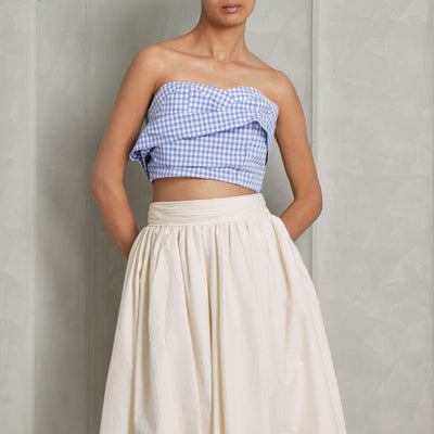 NACKIYÉ Cropped Forbidden Bustier Top