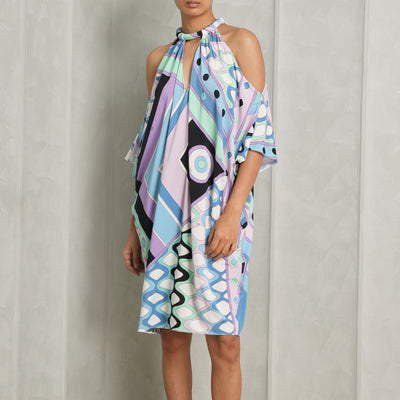 PUCCI Relaxed Fit Printed Draped Kaftan Dress