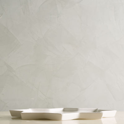 White Marble Star Plate