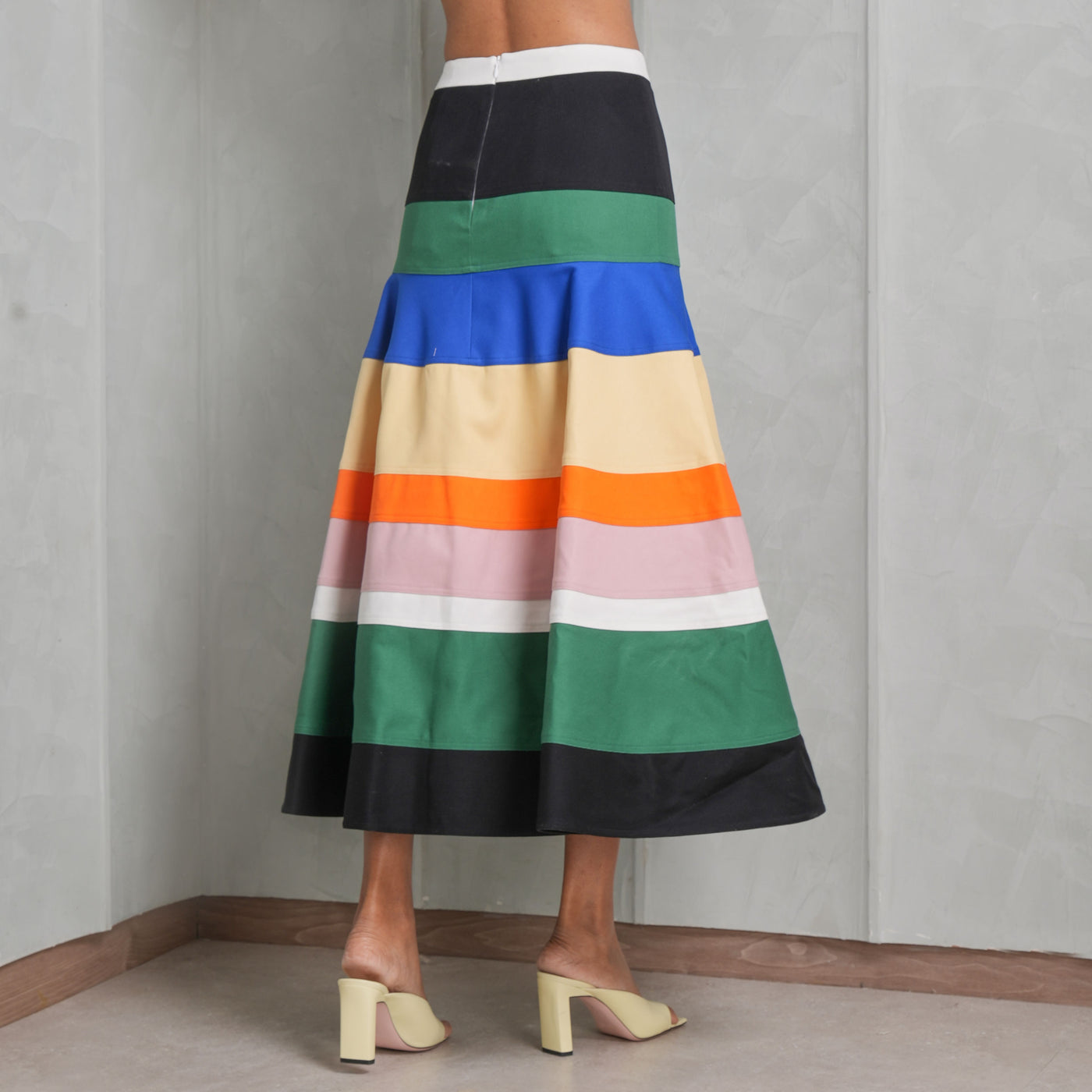 Rosie Assoulin midi striped skirt