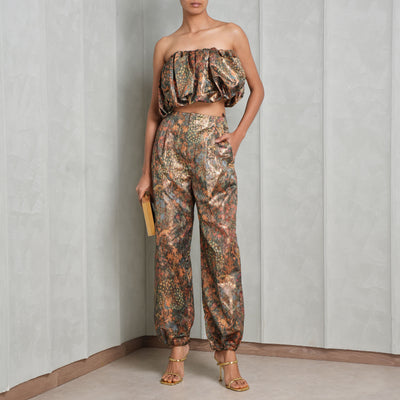 Buy Flying Machine Abstract Print Twill Cargo Trousers - NNNOW.com