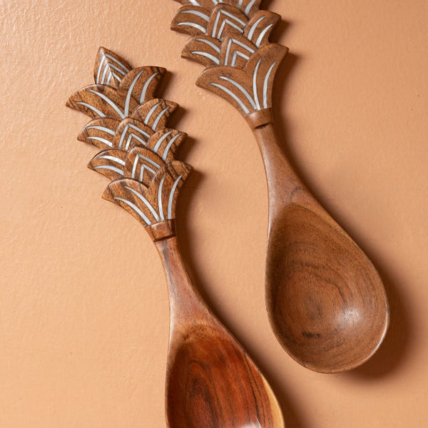 Wooden Salad serving spoons  