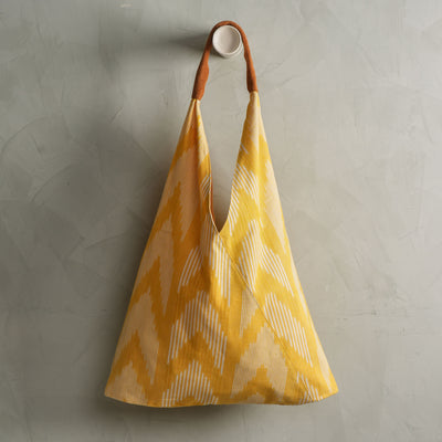 JOLI JOLI Ikat Shoulder Bag yellow homegrown label