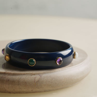 Zayn By Sunena Blue Onyx Bangle