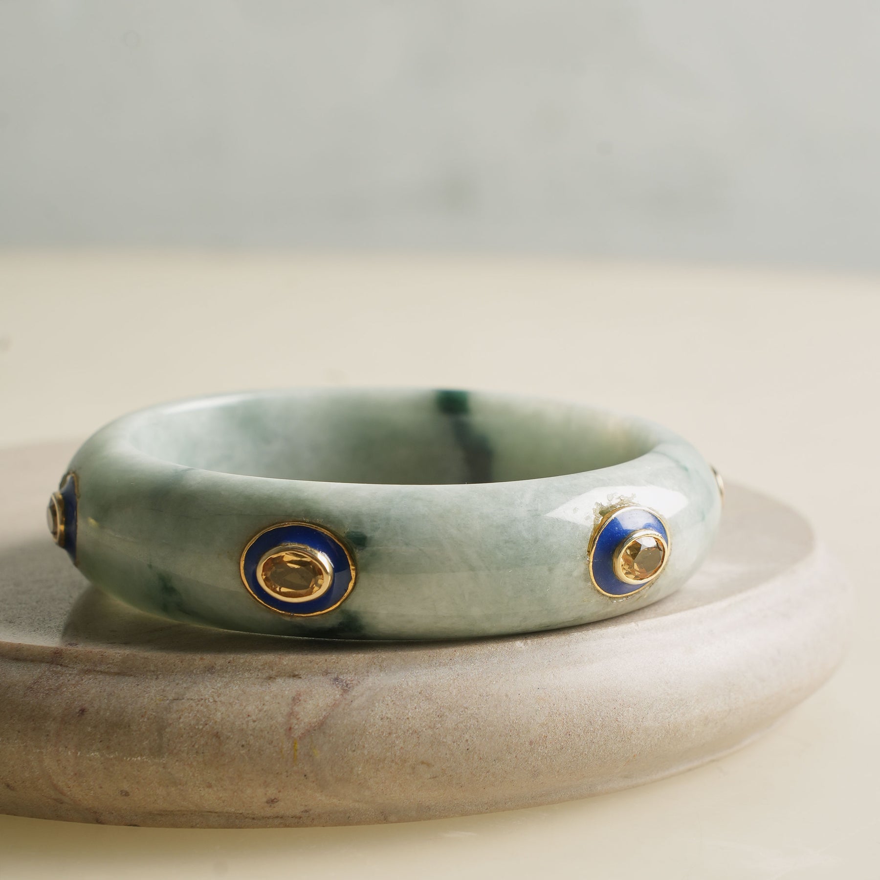 Buy Jade Bangle for Women Online Zayn Le Mill - Main Image