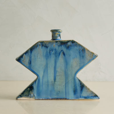Zig Zag Moon Glaze Vase
