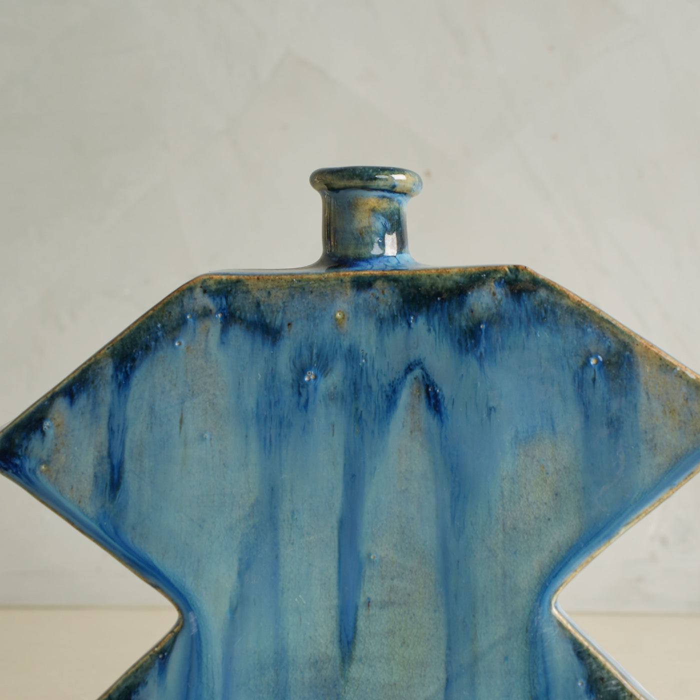 Zig Zag Moon Glaze Vase