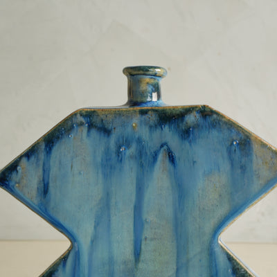 Zig Zag Moon Glaze Vase
