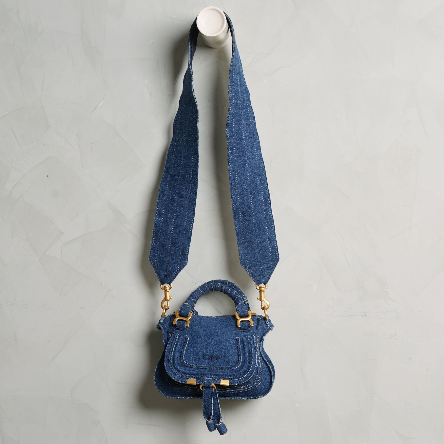 Small Denim Bag Mini Crossbody Bag with 2 Outer Zippered Pockets - Denim -  CY12MO6WI13 | Denim bag, Denim handbags, Crossbody bag