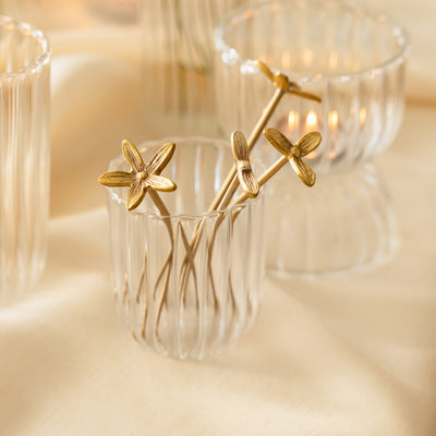 flower shaped stirrers by fleck at le mill