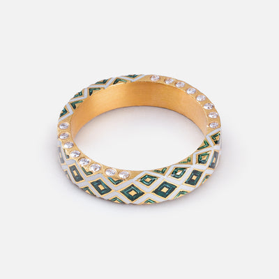 Aztec Band Ring