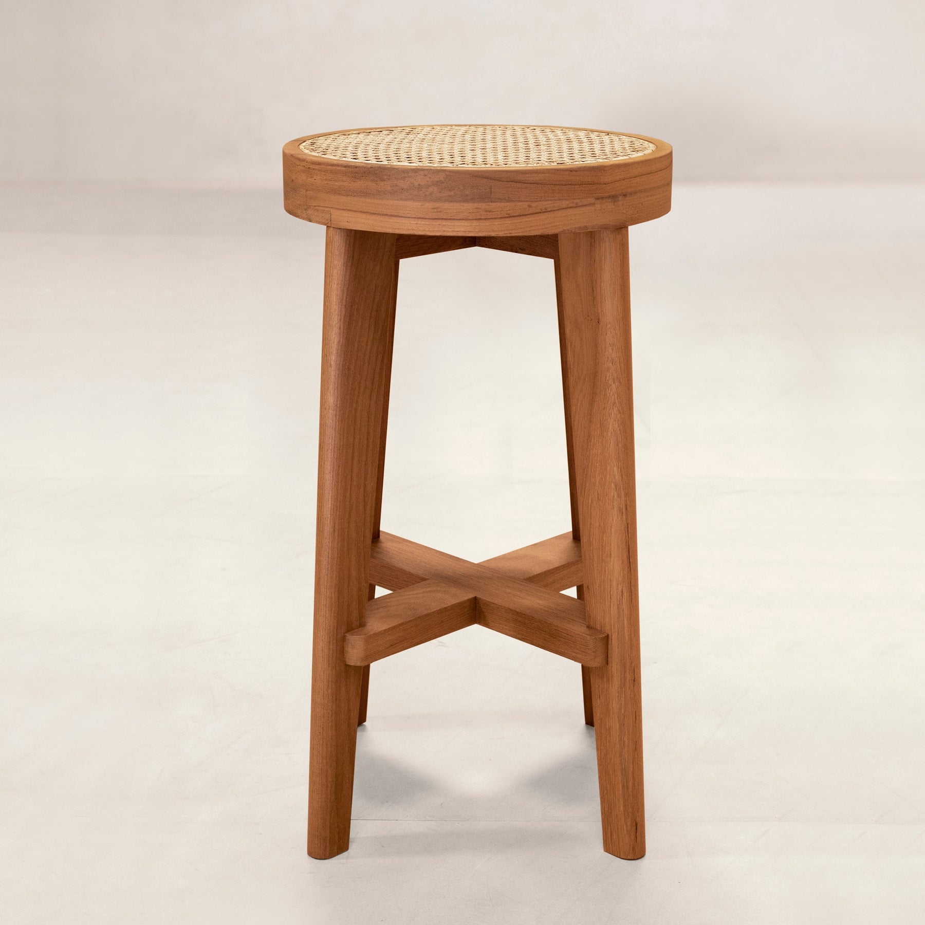 High Stool with Cane Seat | Phantom Hands | Le Mill