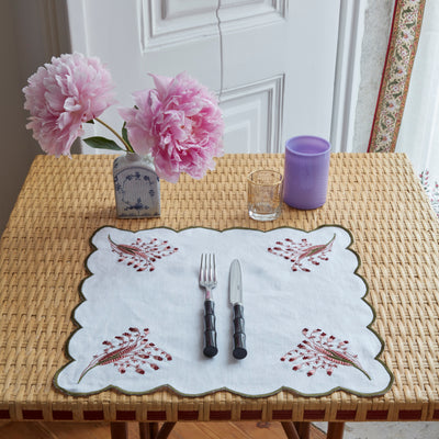 Tulip Scallop placemats
