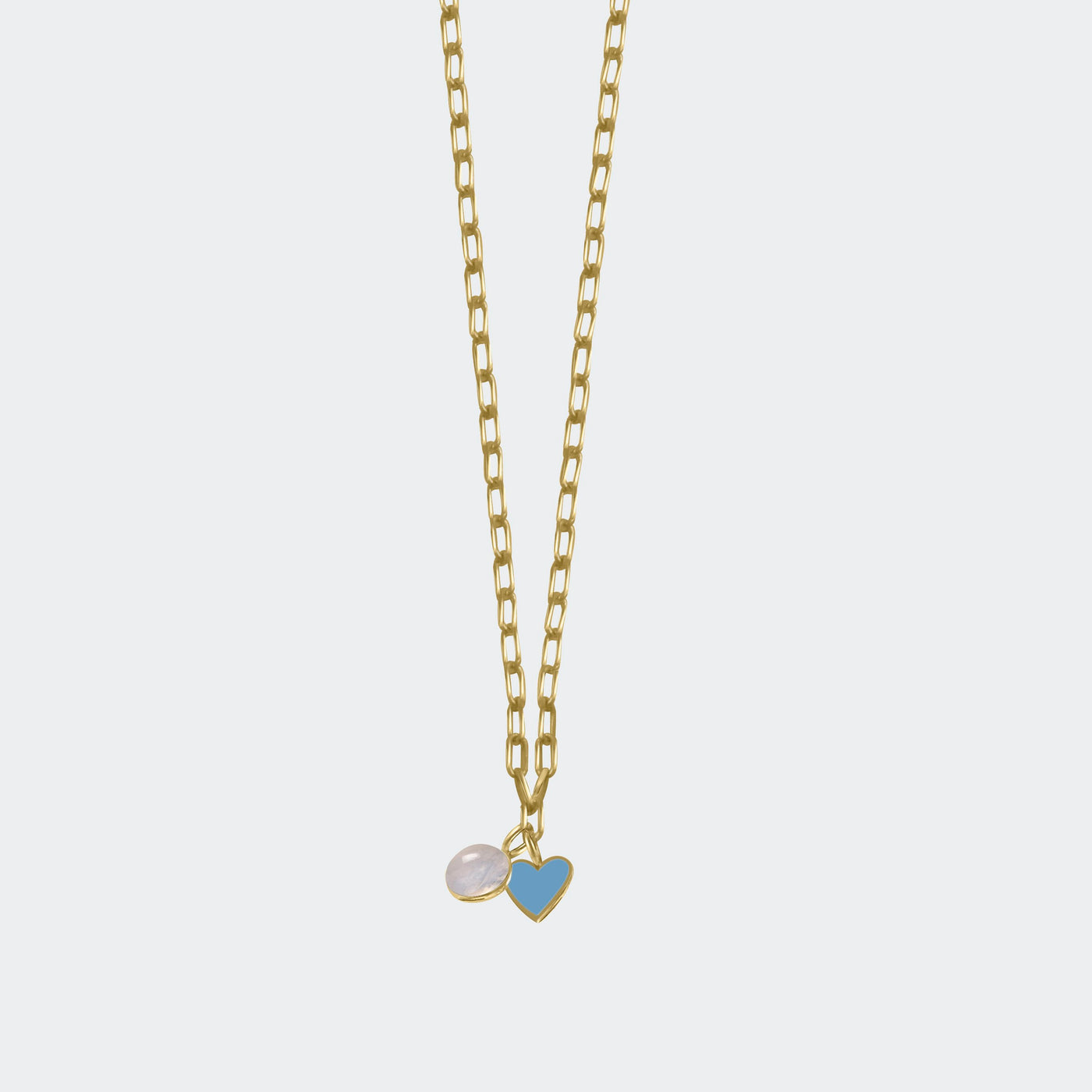 Heart Chain Link Necklace