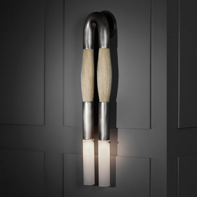 Apparatus Horsehair Wall Sconce Beige 