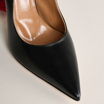 Loewe Rose Heel Slingback are crafted from calfskin.