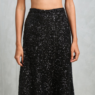 Malie Flash Skirt features a high-waisted silhouette.