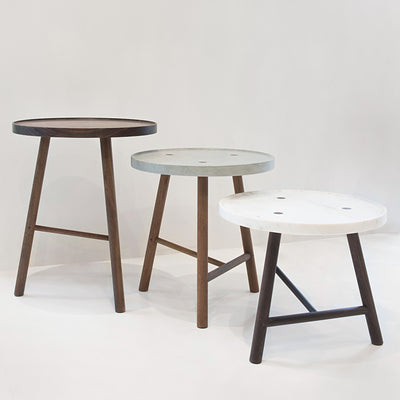 Three Leg Table – Stone & Wood