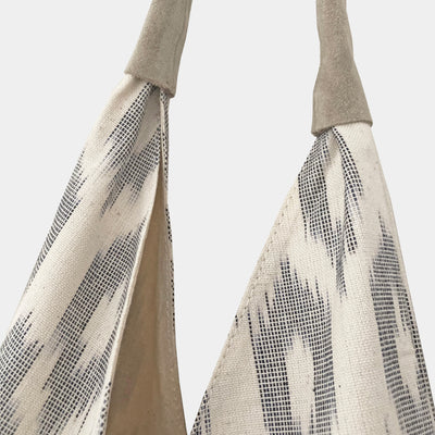 Ikat Shoulder Bag from Joli with a leather handle