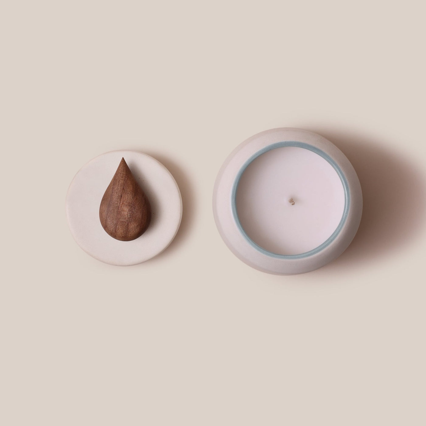 Water Stoneware Candle