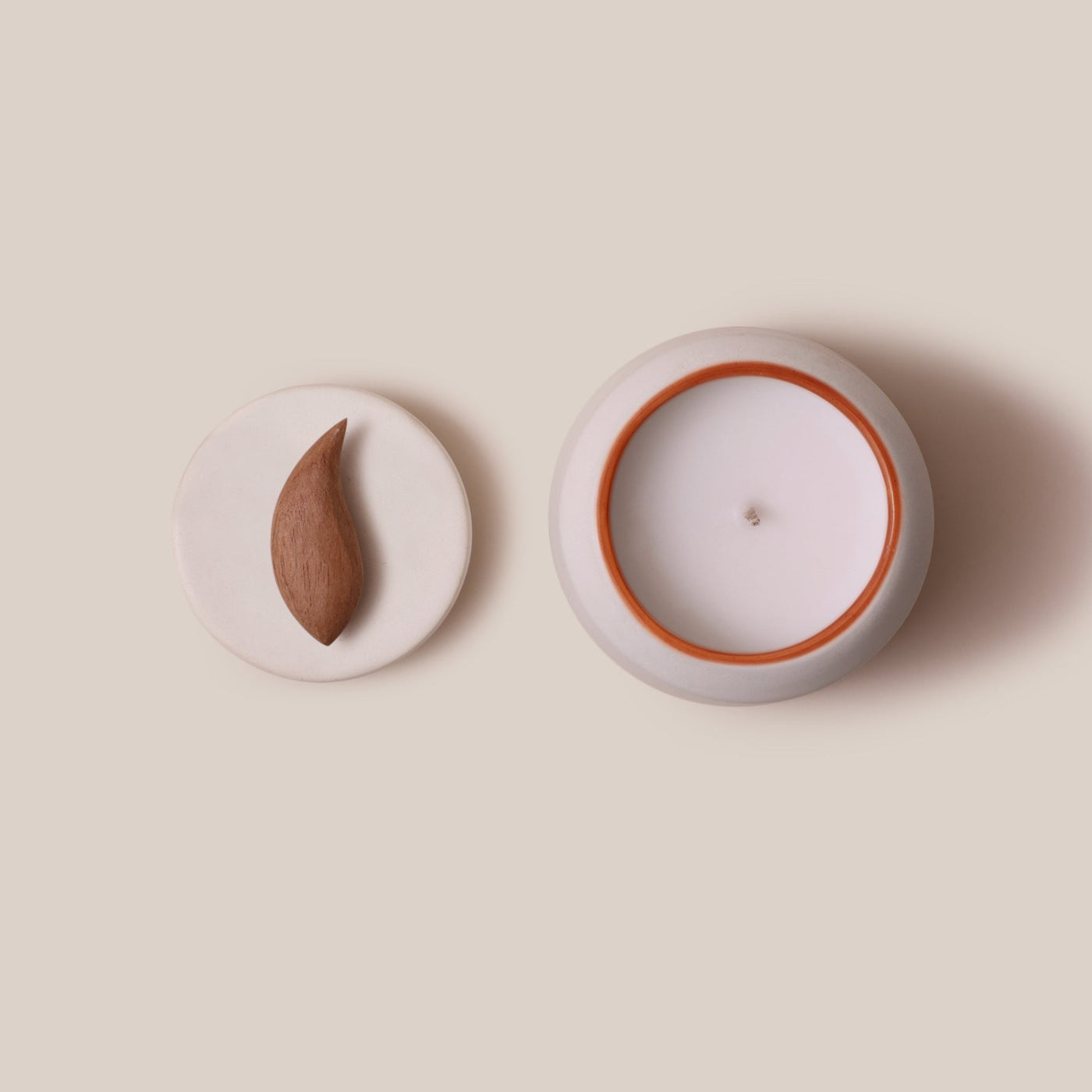 Fire Stoneware Candle