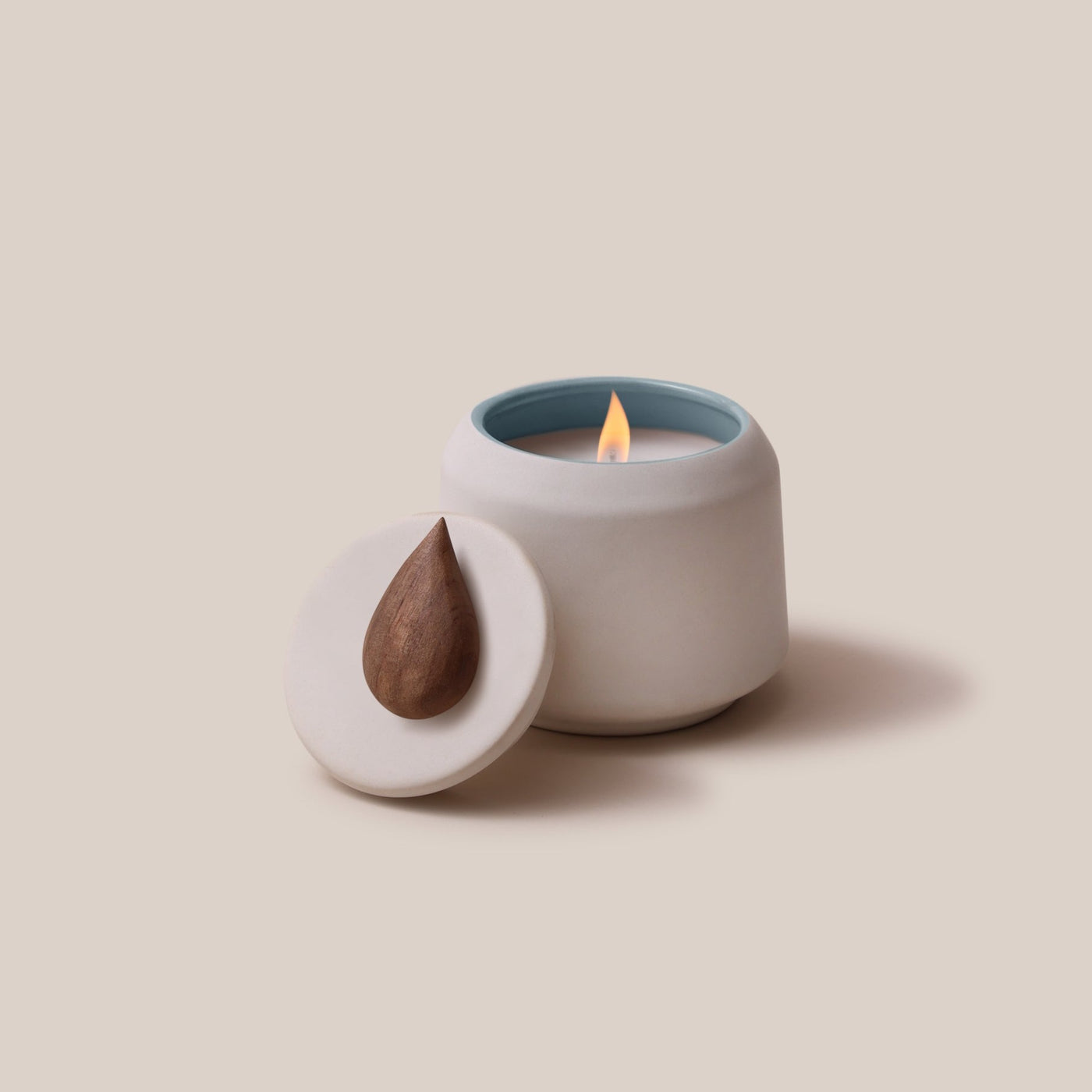 Water Stoneware Candle