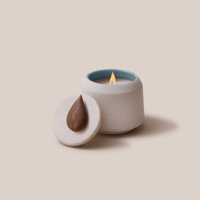 Water Stoneware Candle