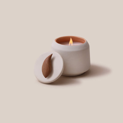 Fire Stoneware Candle
