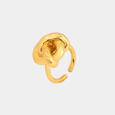 Gold Azga Classic Knot Ring - I'm Love 