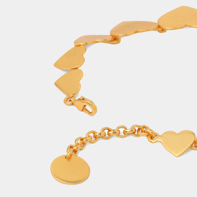 Heart Bracelet from Azga in gold color 
