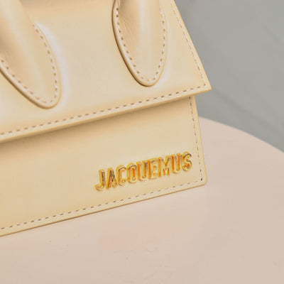 JACQUEMUS Beige Le Chiquito Mini Bag With Jacquemus Logo On The Front