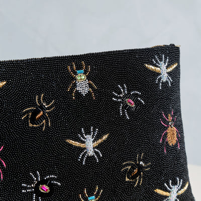 Love Bug Embroidered Clutch