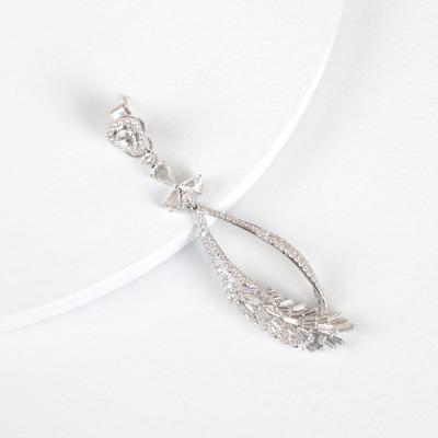 Shay Diamond Encrusted Earrings by Umrao Jewels