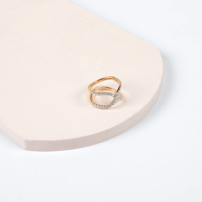 Kiss Diamond Midi Ring by KAJ Fine Jewellery