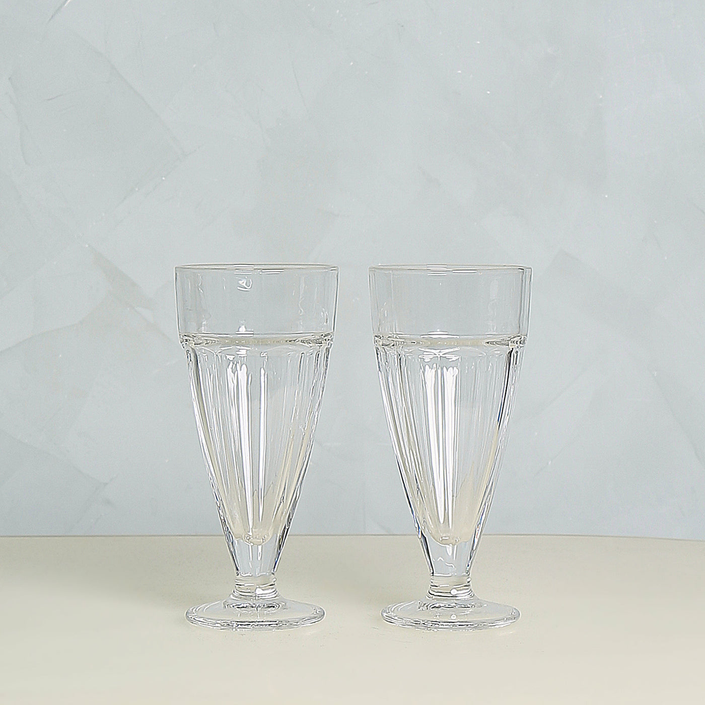 Tahir Sultan Glass Vase clear