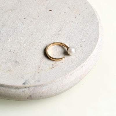 Incomplete Pearl Ring from The Line 