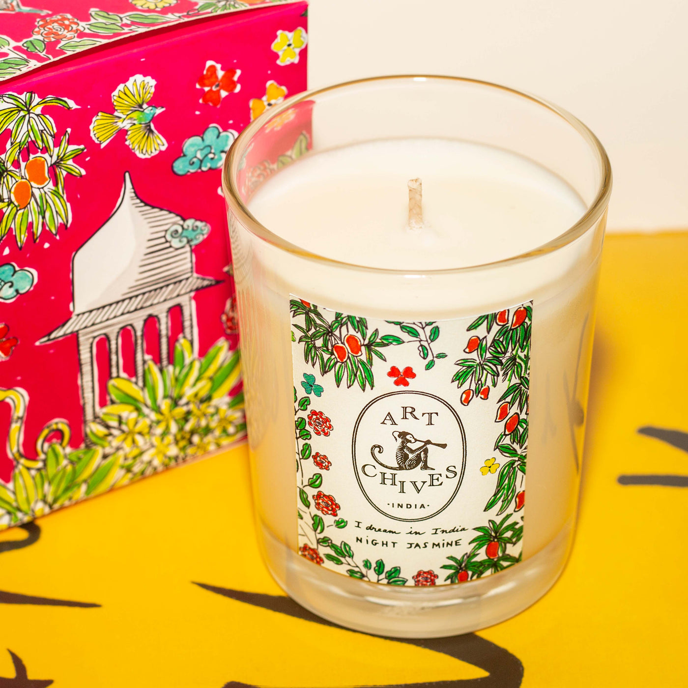 ART-CHIVES INDIA Night Jasmine - Fragranced soy candle